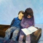 Brother, sister. 180cm x 200cm