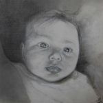 The dribbly one. 30cm x 30cm