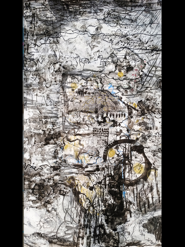 Mixed media, Fabriano paper
90cm x 150cm